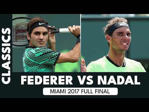 Rafael Nadal vs Roger Federer Miami 2017 Final in Full!
