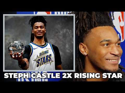 Stephon Castle on Playing in His Second Rising Stars Game at NBA All-Star Weekend