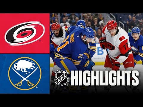 NHL Highlights | Hurricanes vs. Sabres | November 23, 2025