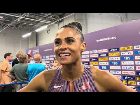 Sydney McLaughlin-Levrone Reacts to 48.29 AMERICAN RECORD in 400m at Tokyo World Championships