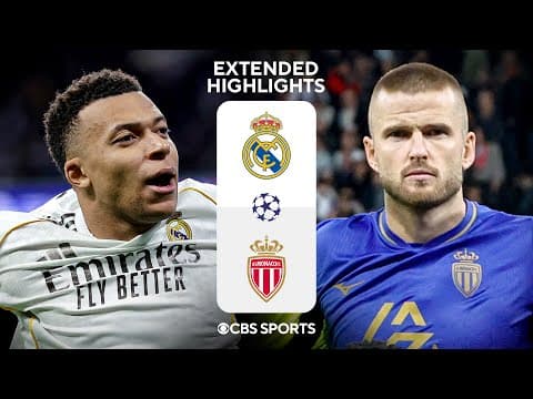 Real Madrid vs. Monaco: Extended Highlights | UCL League Phase MD 7 | CBS Sports Golazo