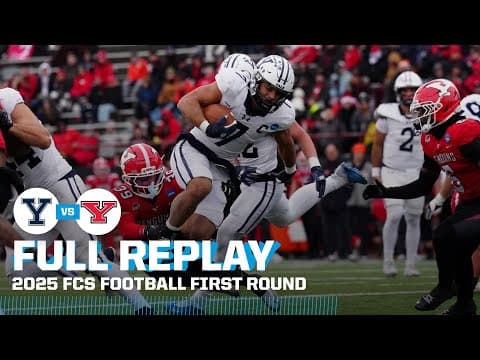 Yale completes historic comeback in FCS playoff first round | FULL REPLAY