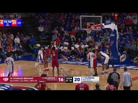 Florida fans chant 'G LEAGUE DROPOUT' at former NBA G League player Charles Bediako 🗣️ | ESPN CBB