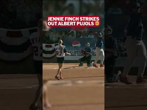 That time Jennie Finch struck out Albert Pujols 🤯