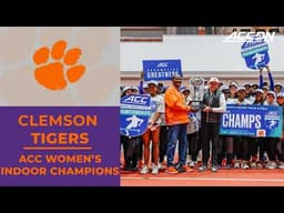 Clemson wins the 2026 ACC Women's Indoor Title | 2026 ACC Indoor Championship
