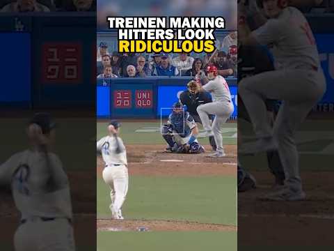 Blake Treinen throws baseballs that refuse to obey physics.  😳