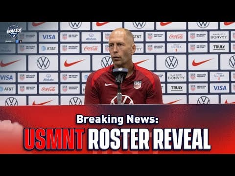 Breaking News: USMNT's Copa América Roster Revealed! | CBS Sports Golazo