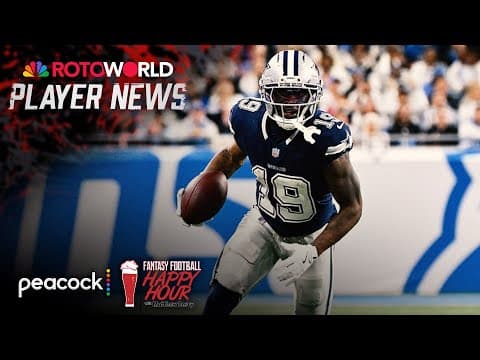 Ryan Flournoy's fantasy value is tied to Lamb's status | Fantasy Football Happy Hour | NFL on NBC