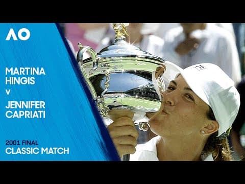 Martina Hingis v Jennifer Capriati Classic Match | Australian Open 2001 Final