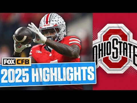 Jeremiah Smith 2025 Ohio State Buckeyes Sophomore Season Highlights 🏈 FOX College Football