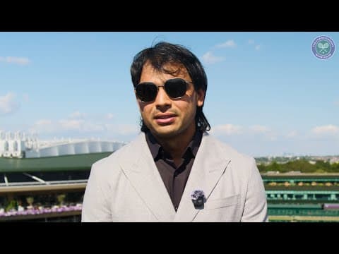 Olympic Champion, Neeraj Chopra visits Wimbledon for the first time