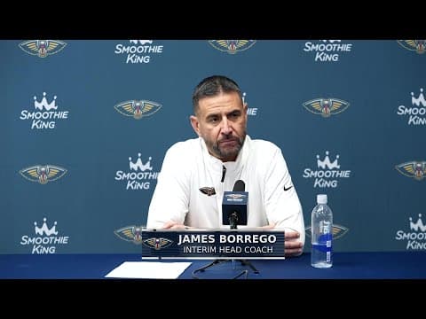 James Borrego Recaps 1st Game | Pelicans-Warriors Postgame 11/16/2025