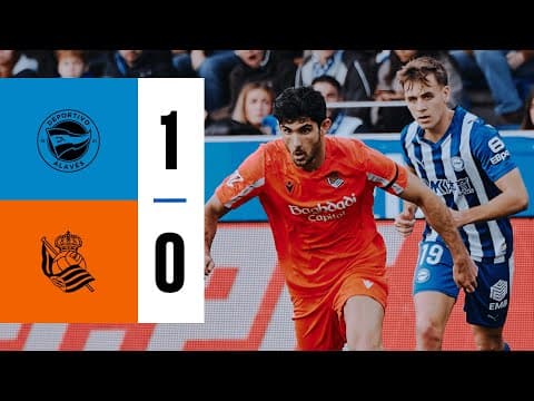 HIGHLIGHTS | LaLiga 25-26 | J15 | Deportivo Alavés 1 - 0 Real Sociedad