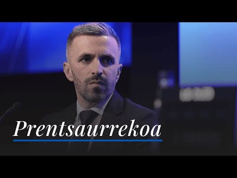 RUEDA DE PRENSA 10:00 | Erik Bretos | Real Sociedad