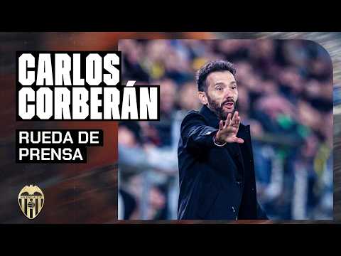RUEDA DE PRENSA DE CARLOS CORBERÁN POSTERIOR AL VILLARREAL CF - VALENCIA CF