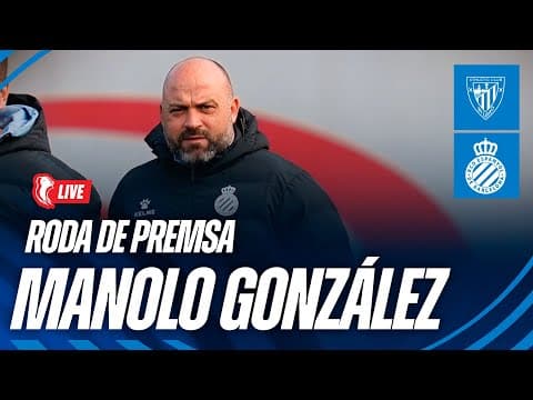 🔴 LIVE | 🎥 Roda de premsa de Manolo González prèvia al #AthleticEspanyol | #RCDE #EspanyolMEDIA