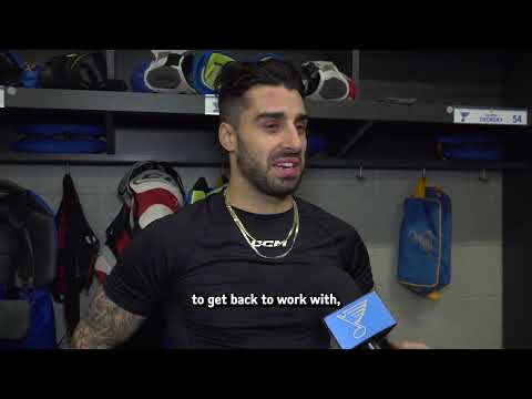 Robby Fabbri ahead of his first game back for St. Louis