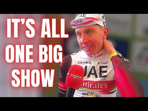 Tadej Pogačar Is Trolling The Media To Confuse Vingegaard