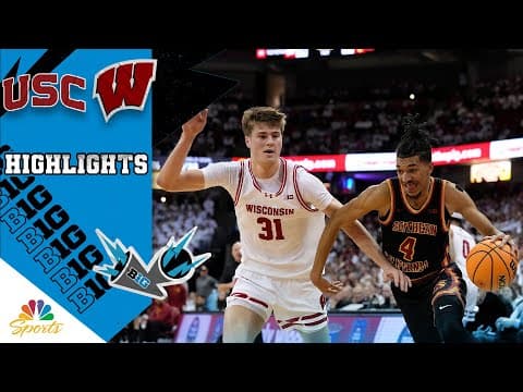 USC vs. Wisconsin | COLLEGE BASKETBALL HIGHLIGHTS | 1/25/26 | NBC Sports