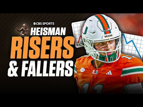 Week 3 Heisman Risers & Fallers: Carson Beck RISES After Win vs USF, What Happened to Arch Manning?!