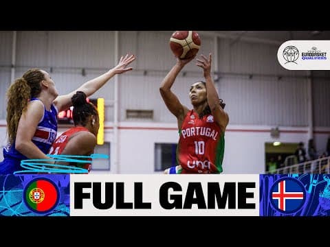 LIVE - Portugal v Iceland | FIBA Women's EuroBasket 2027 Qualifiers