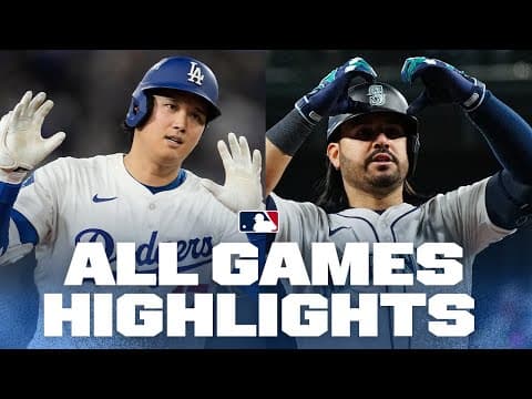 Shohei Ohtani & Dodgers head to World Series, BIG Mariners win! (Highlights from ALL games on 10/17)