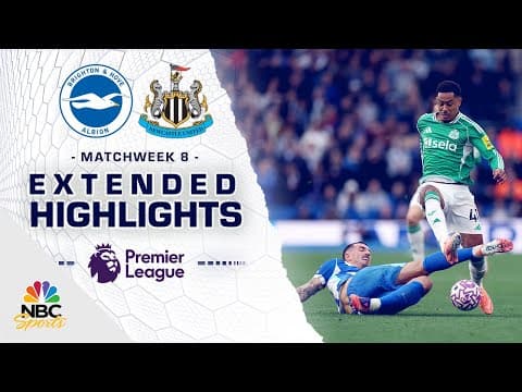 Brighton v. Newcastle United | PREMIER LEAGUE HIGHLIGHTS | 10/18/2025 | NBC Sports