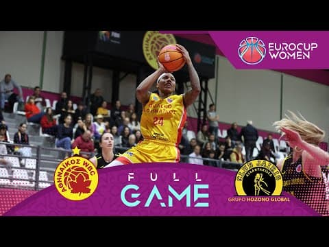 LIVE - Athinaikos Qualco v Hozono Global Jairis | EuroCup Women 2025-26 | Play-Off Round 1