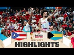 Puerto Rico 🇵🇷 v Bahamas 🇧🇸 | Extended Highlights | FIBA Basketball World Cup 2027 Americas Qualif.