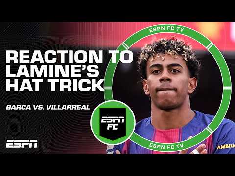 Lamine Yamal says he's wants to give Barca fans what they deserve 🗣️ REACTION to hat trick | ESPN FC