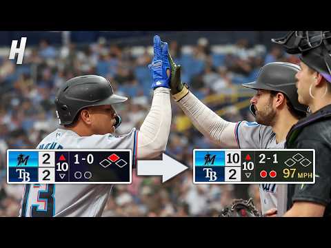 8 RUNS in the 10th?! Miami went OFF 🤯