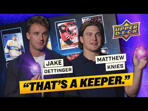 Matthew Knies & Jake Oettinger Open Packs: Who Did They Pull? | All-Star Breaks S2