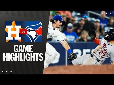 Astros vs. Blue Jays Game Highlights (9/9/25) | MLB Highlights