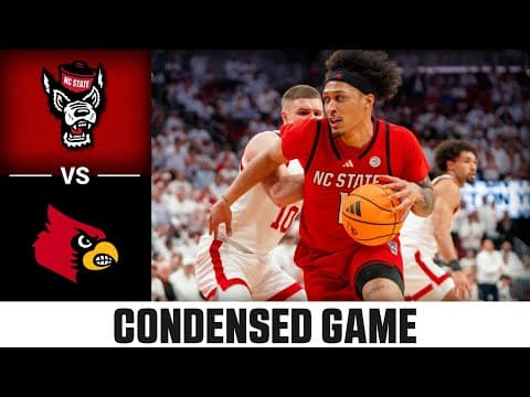 NC State vs. Louisville Condensed Game | 2025-26 ACC Men's Basketball