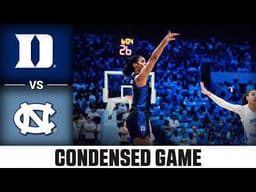 Duke vs. North Carolina Condensed Game | 2025-26 ACC Women's Basketball