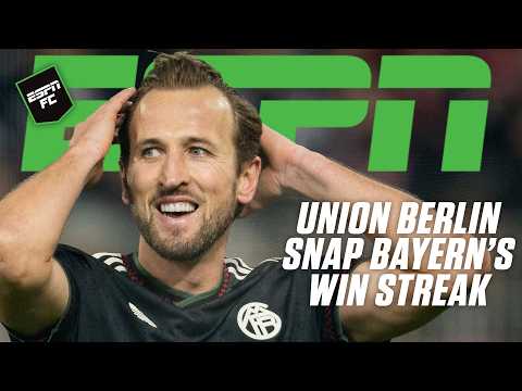 WIN STREAK SNAPPED 😳 Bayern Munich DRAW with Union Berlin [FULL REACTION] | ESPN FC