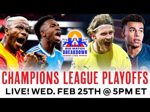 UEFA Champions League LIVE Post-Match Reactions | Feb 24, 5PM ET
