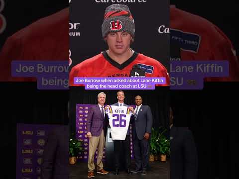 Joe Burrow on Lane Kiffin's move to LSU 👀