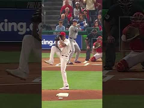 Cristopher Sánchez K's Ohtani for first strikeout in NLDS!