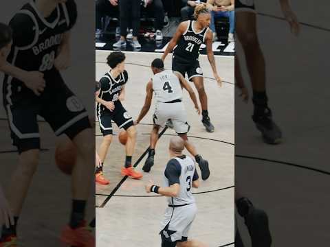 Put ‘em in a spin cycle 🌀 #nba #spurs #deaaronfox 📺 FanDuelSNSW