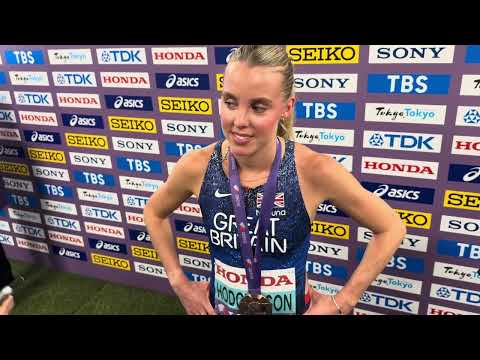 Keely Hodgkinson after bronze in 800m at 2025 World Championships