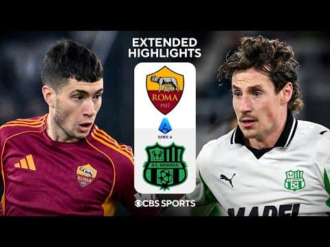 Roma vs. Sassuolo: Extended Highlights | Serie A | CBS Sports Golazo