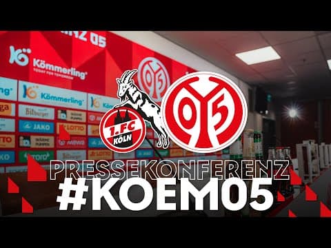Die PK vor dem Spiel in Köln | #KOEM05 | #05ertv | Saison 2025/26