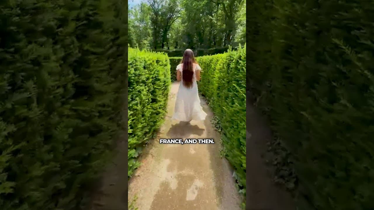 Exploring a beautiful château maze in Paris, France!