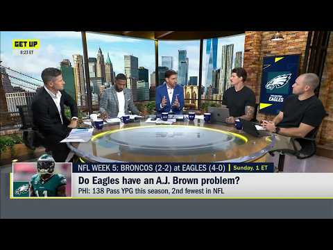 Do the Eagles have an A.J. BROWN PROBLEM? 👀 Taylor Lewan calls Philly 'ONE-DIMENSIONAL' | Get Up
