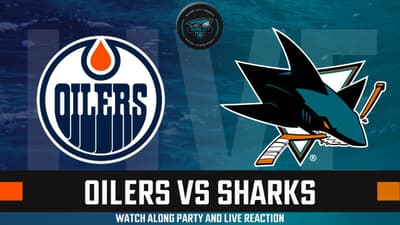 EDMONTON OILERS VS SAN JOSE SHARKS LIVE WATCH PARTY