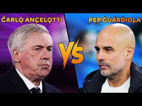 Real Madrid vs. Manchester City WOULD YOU RATHER: Carlo Ancelotti or Pep Guardiola 🔍👀🏆