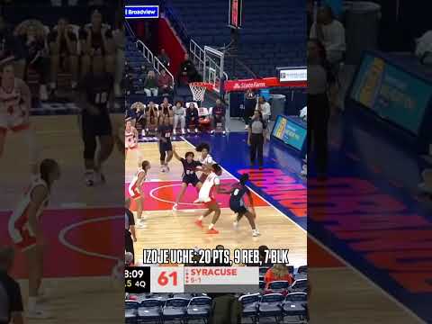 UCHE. DOMINANCE. 🍊🔥 #syracuse #collegebasketball #womensbasketball #wbb #accbasketball