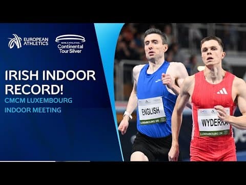Irish Indoor Record! 🇮🇪 Men’s 800m Final | CMCM Luxembourg Indoor Meeting