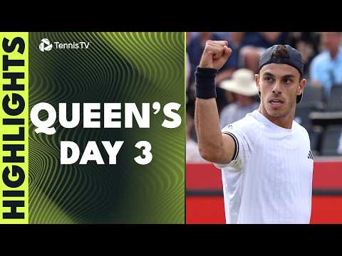 De Minaur vs Shapovalov; Mannarino, Cerundolo Seek Quarter-Finals | Queen's 2026 Day 3 Highlights
